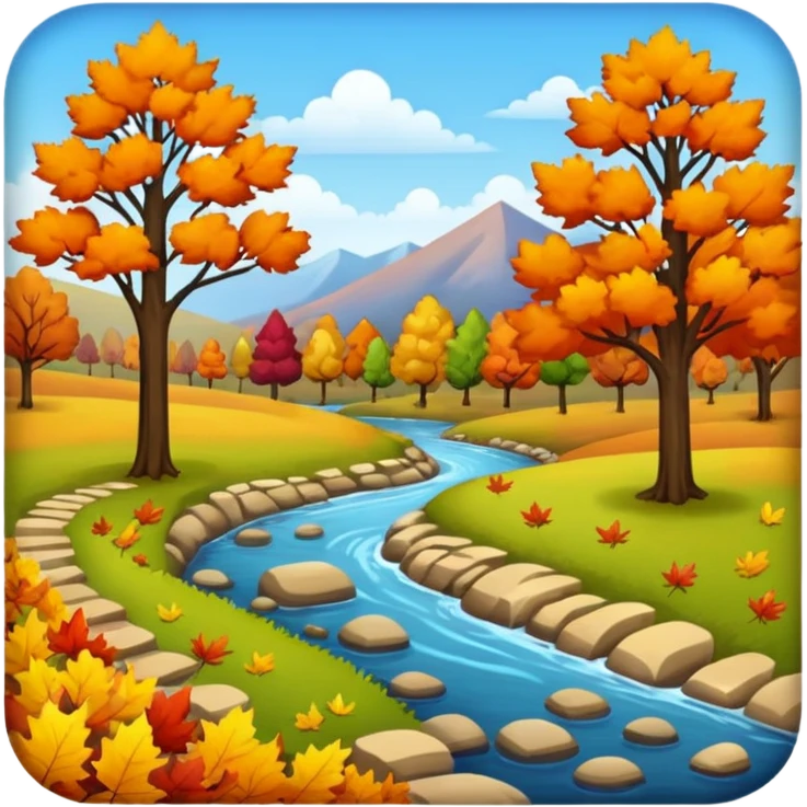 fall landscape emoji