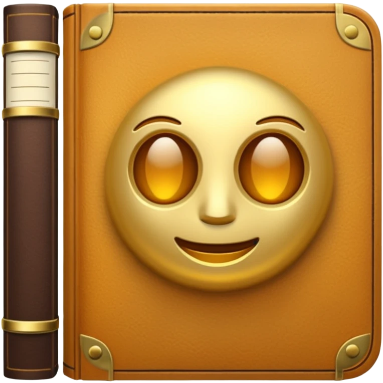 книги золотистые emoji
