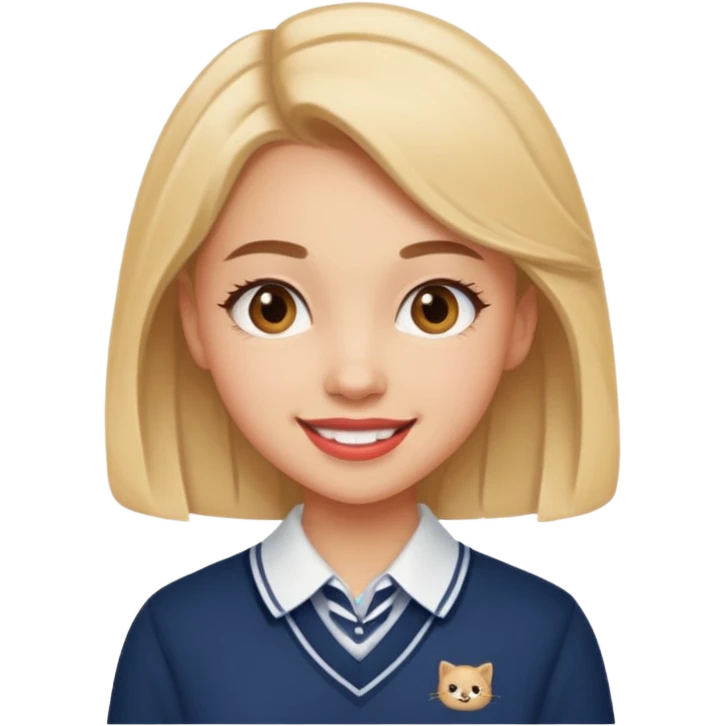 Baddie preppy aesthetic cute sassy emoji