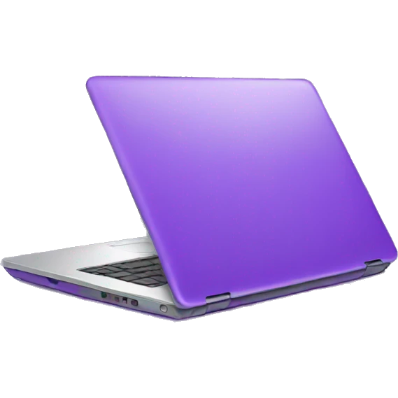 laptop purple emoji