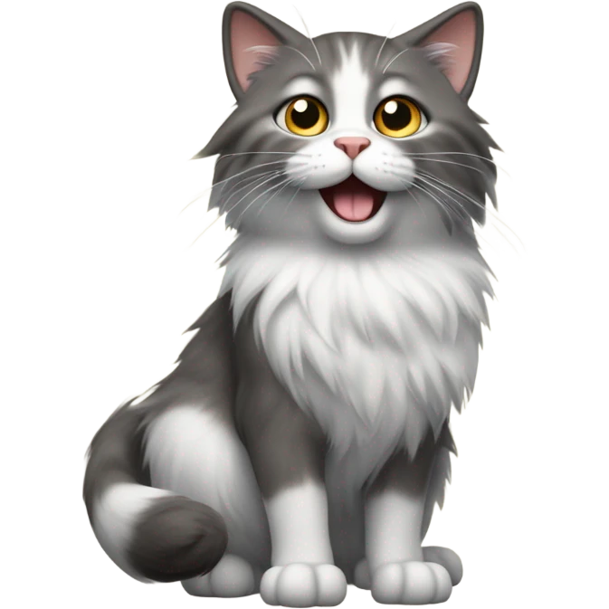 Cat shaking emoji
