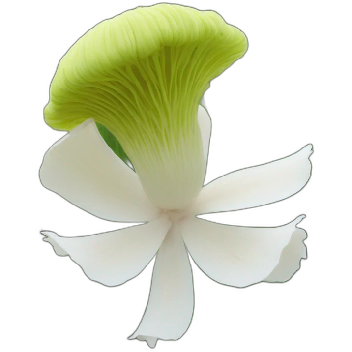 Maltese-in-a-coprinus-comatus-field emoji