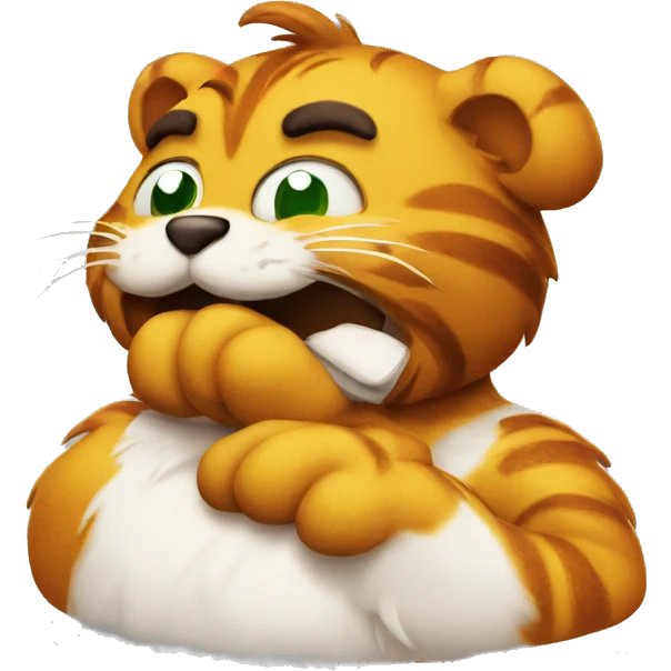 Cartoon Garfield emoji