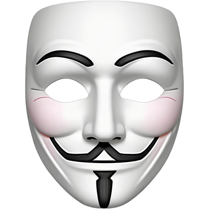 Anonymous mask emoji