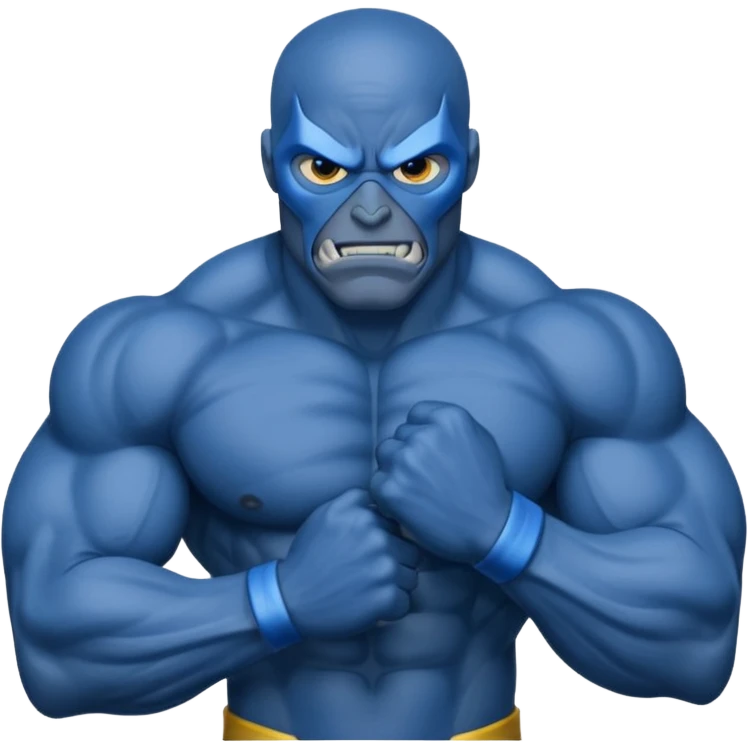 The blue speedster from the flash called Zoom  emoji