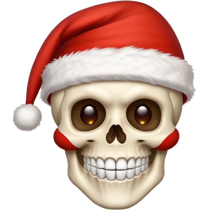 Skull ,MERRY CHRISTMAS emoji