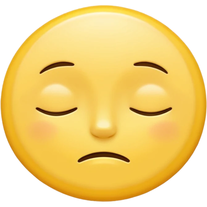 sleepy circle emogi emoji