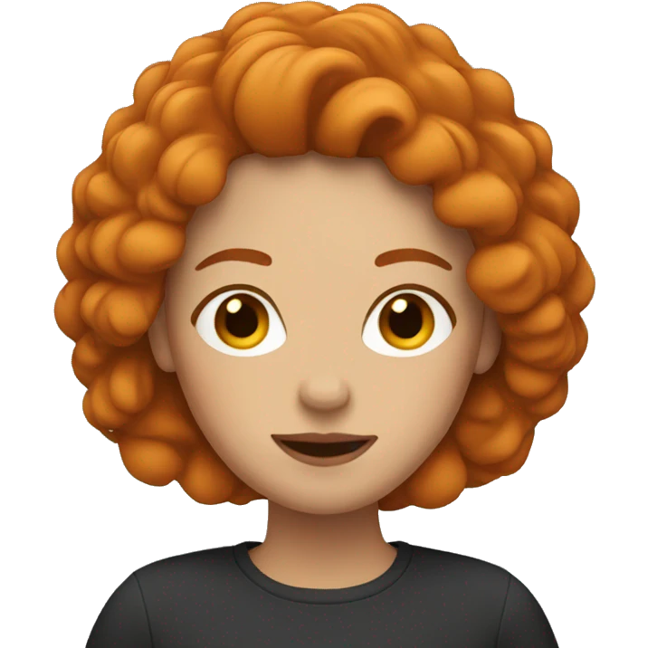 woman with ginger hair emoji