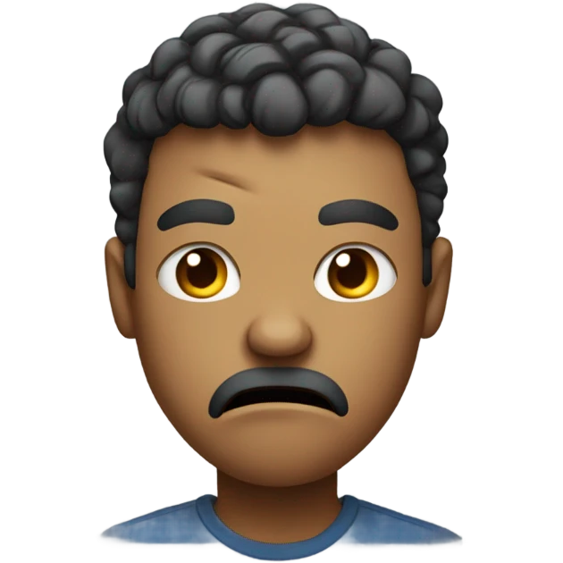 Mad at the world emoji
