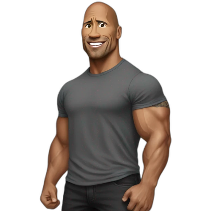 The Rock emoji