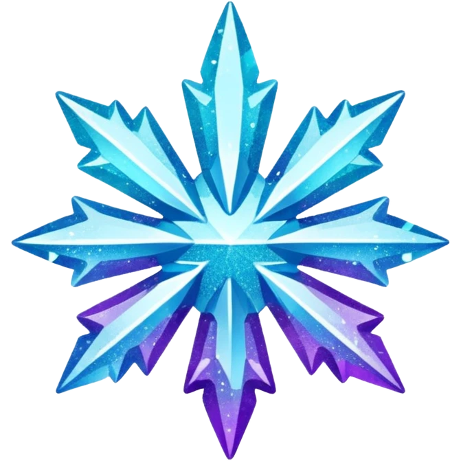 glitter flocus ice cian and purple emoji