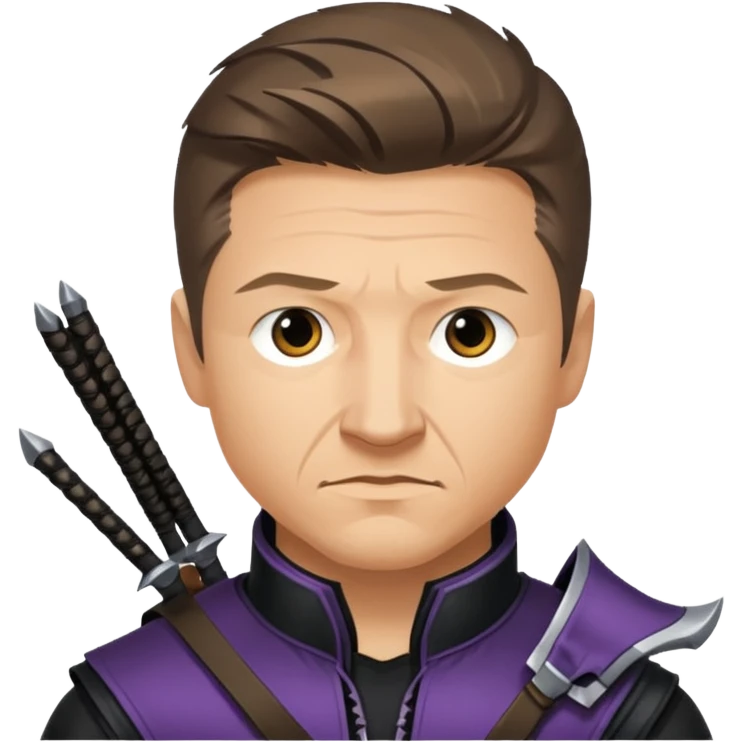 Jeremy Lee Renner Hawkeye 
 emoji