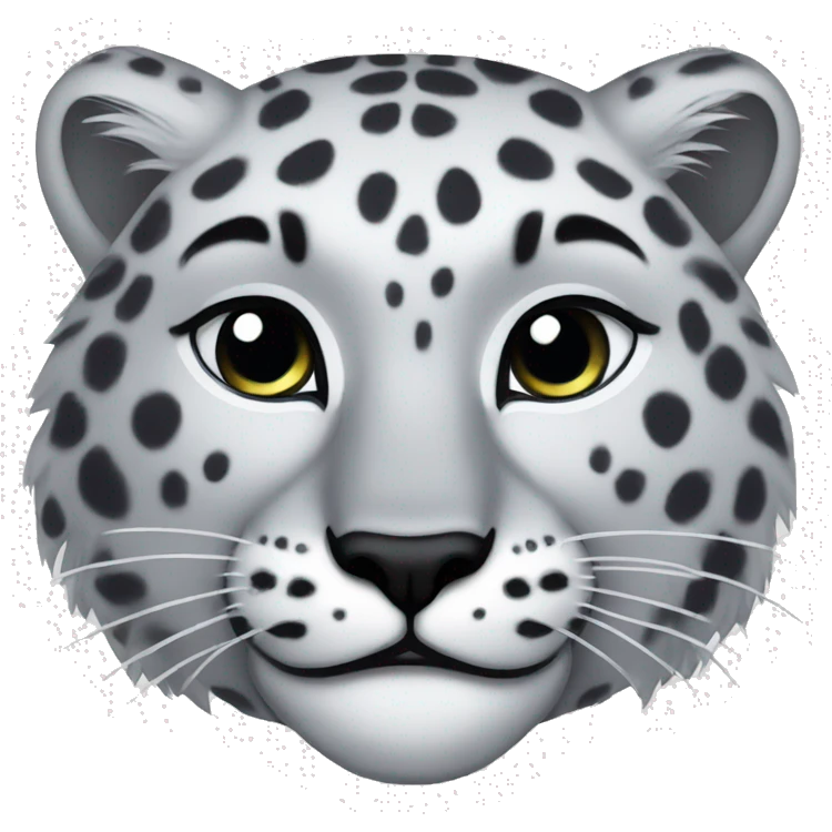 ingratiating snow leopard emoji