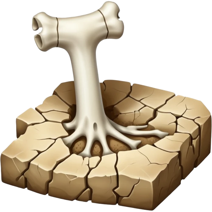 bone in ground emoji