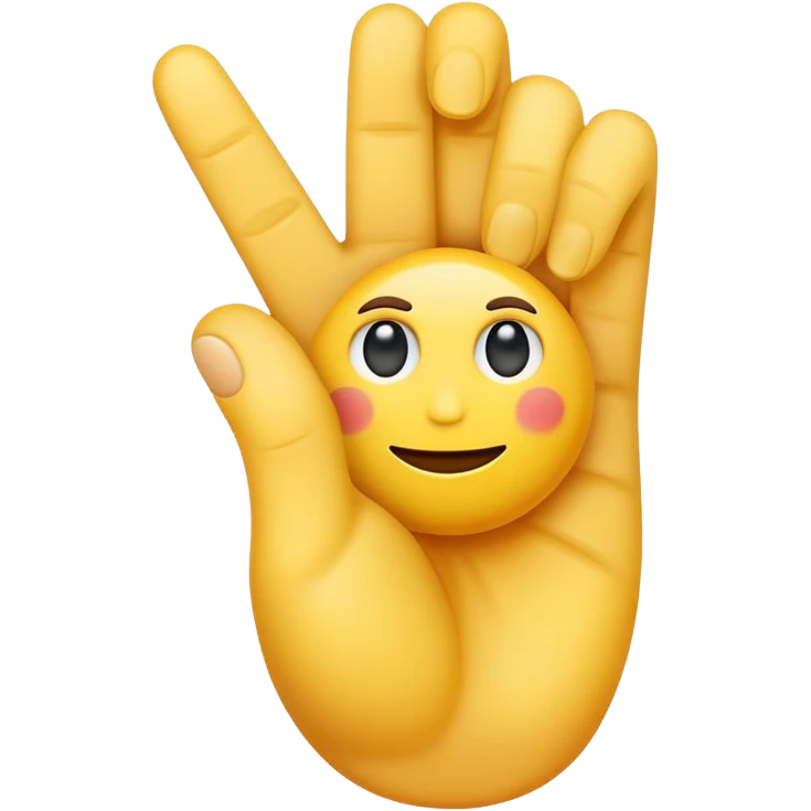 Emoji holding up the middle finger emoji