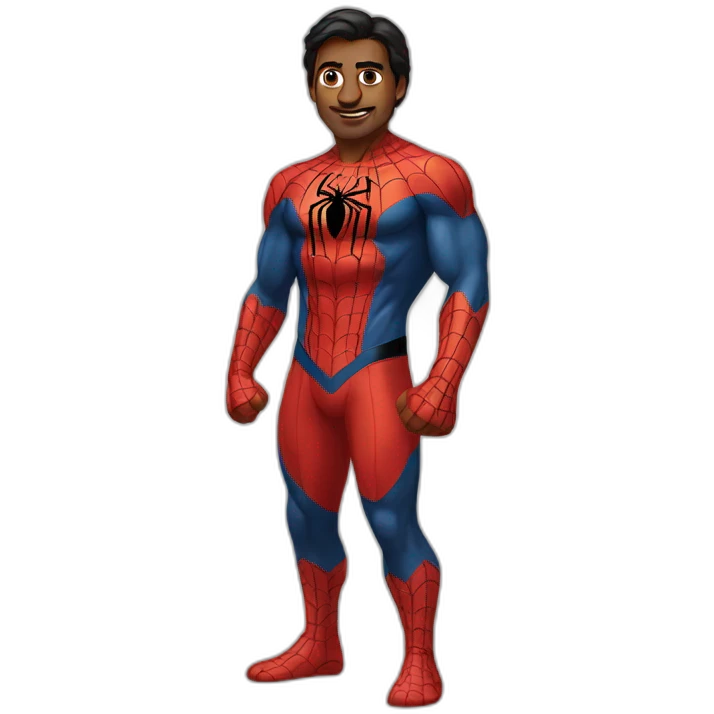 Indian spiderman emoji