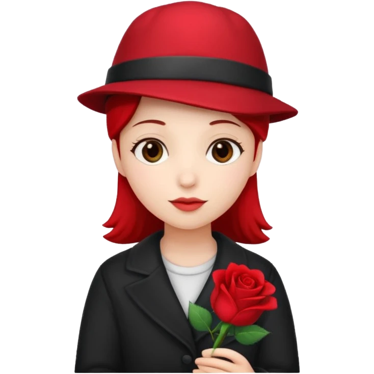 Alone in the Valentine's day emoji