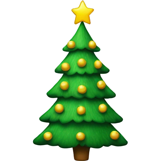 Christmas tree emoji