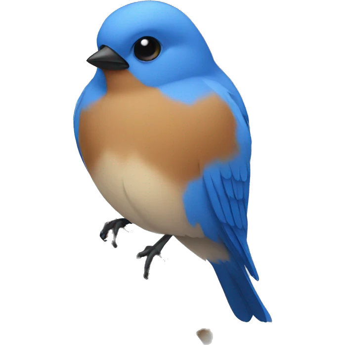 Bluebird emoji