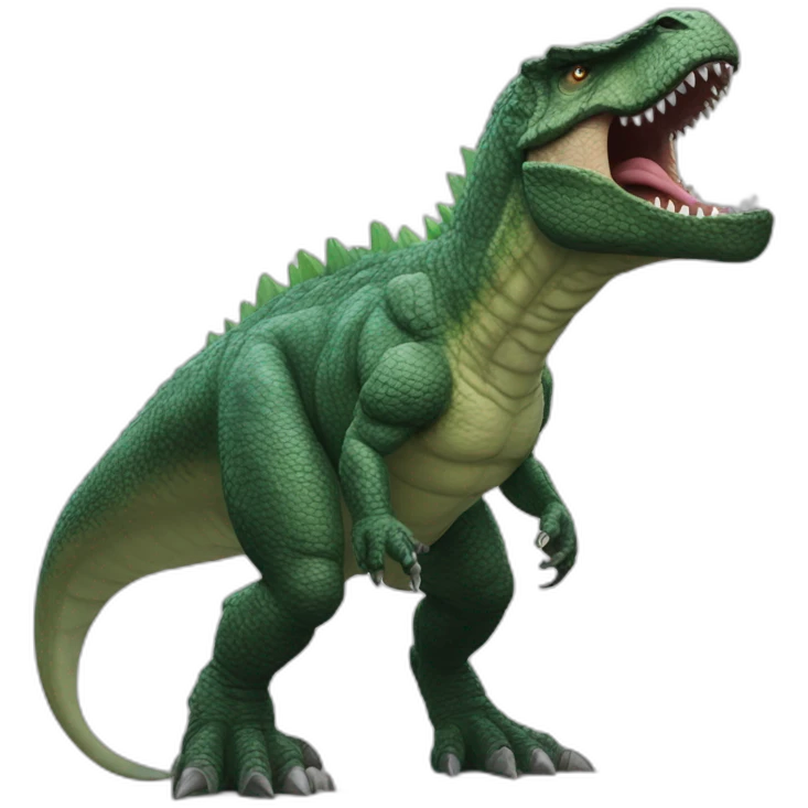 godzilla tyrannosaurus rex hybrid emoji