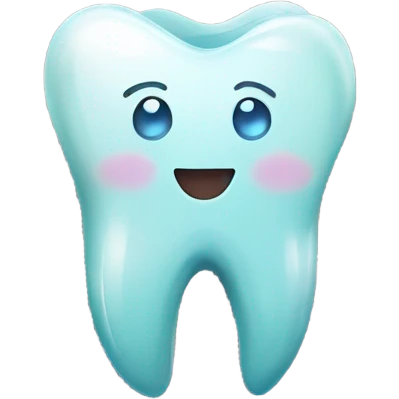 Tooth gem smiling face emoji