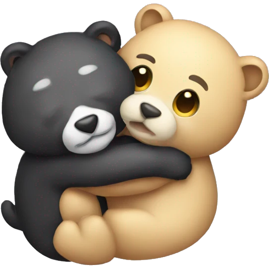 Animals hugging  emoji