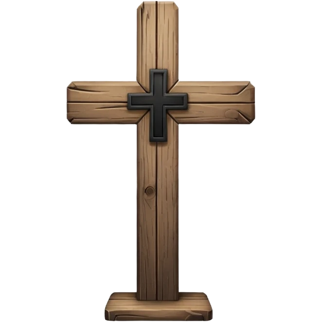 Black cross emoji