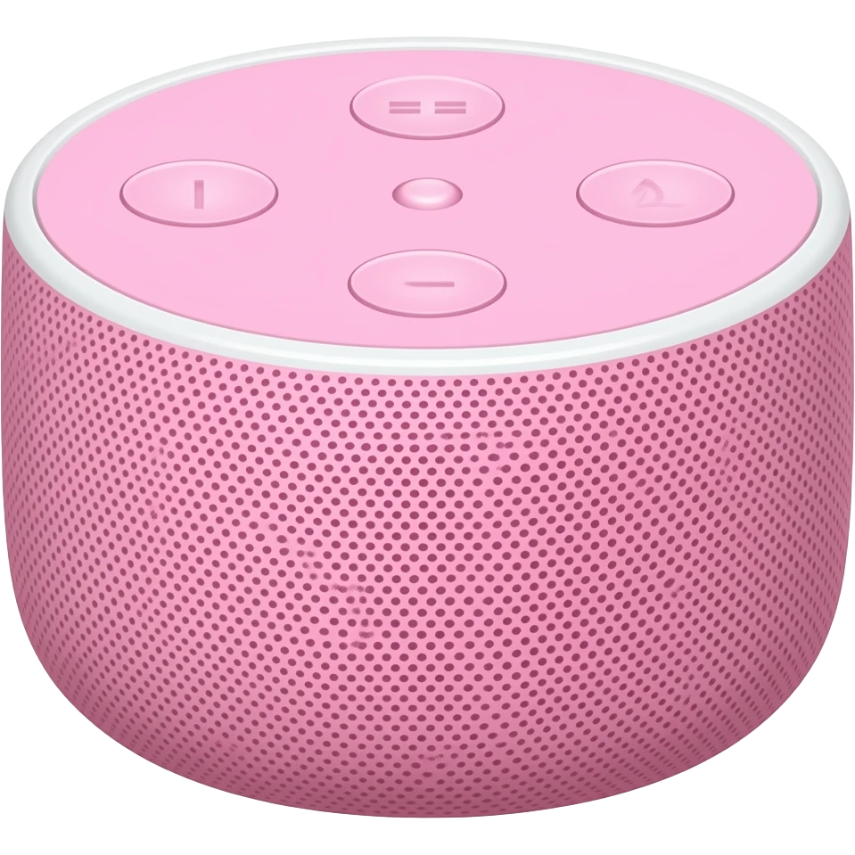Pink alexa emoji