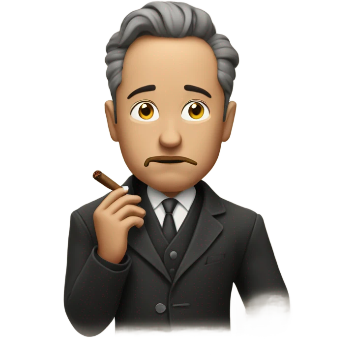 musk smoking cigar emoji
