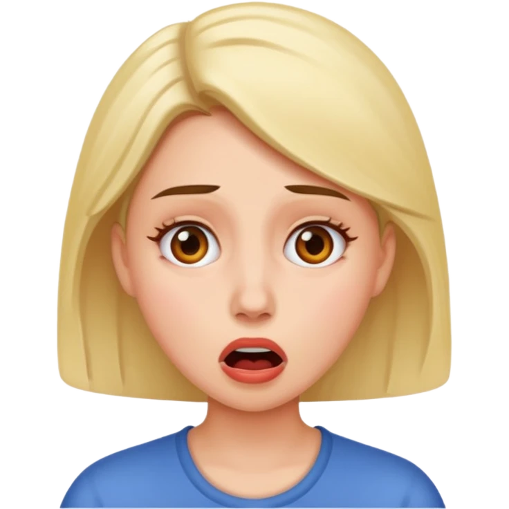 panic women emoji