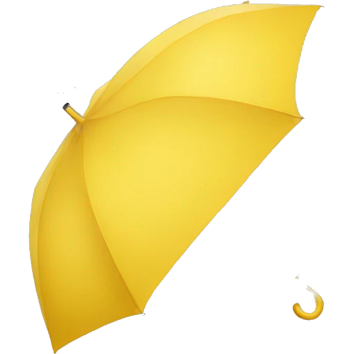 Yellow umbrella emoji