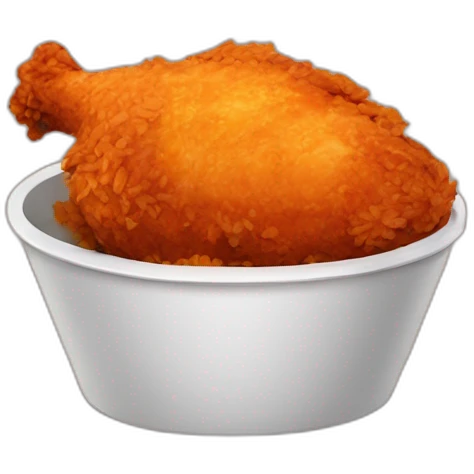 fried chicken sweet potato emoji
