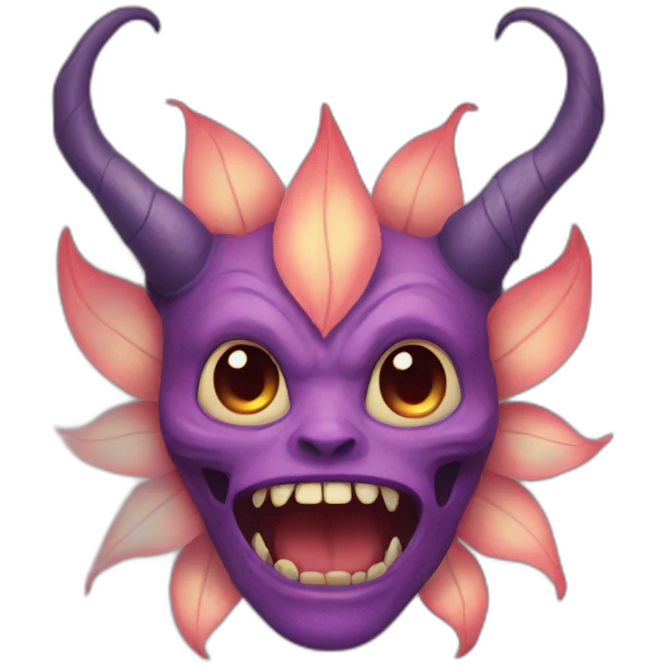 Flower demon emoji