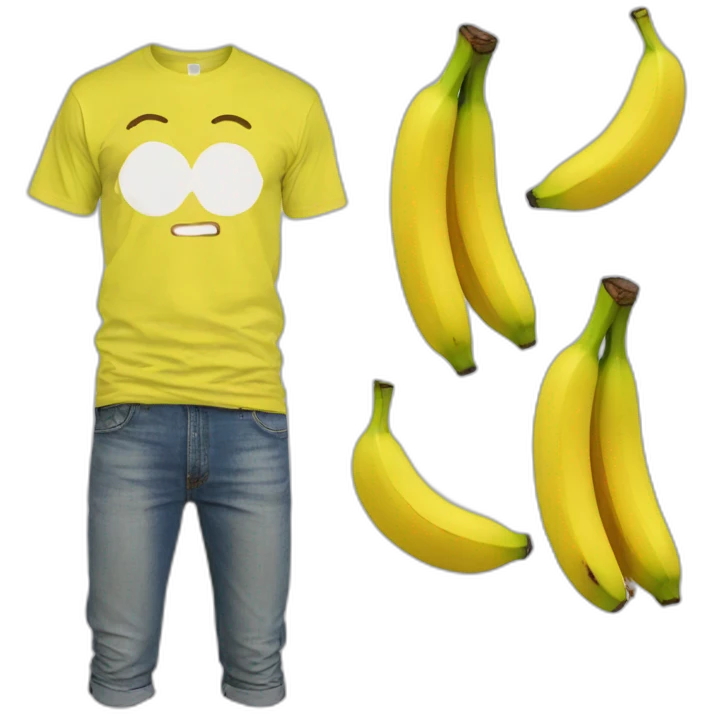 Bananas t-shirt emoji