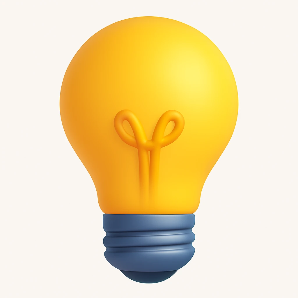 lightbulb emoji