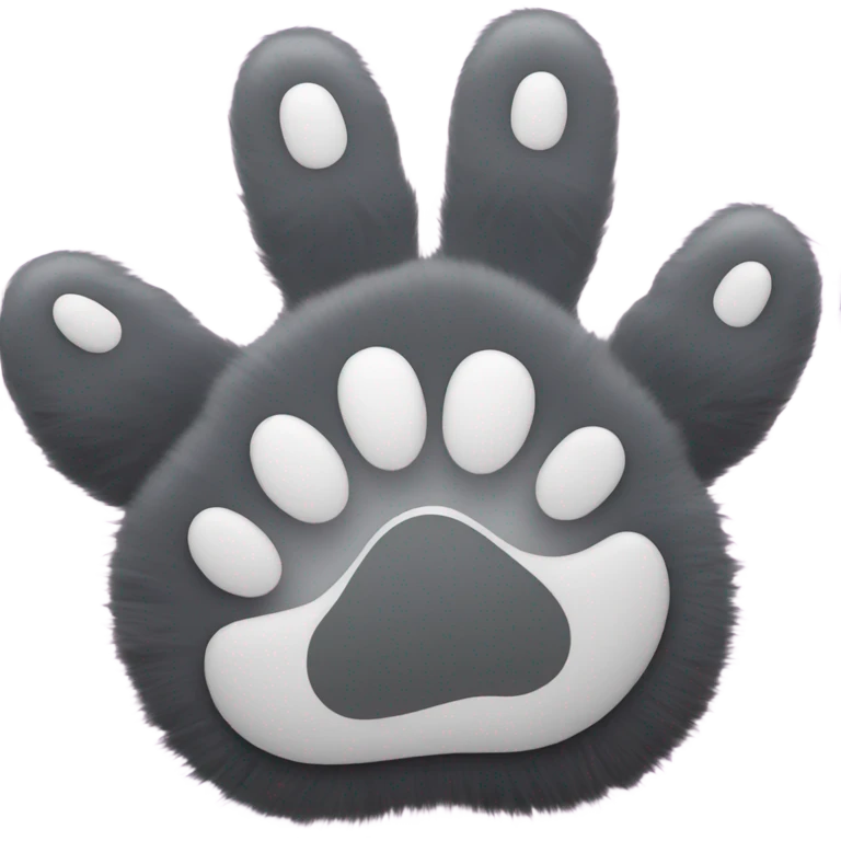 Cat paw emoji