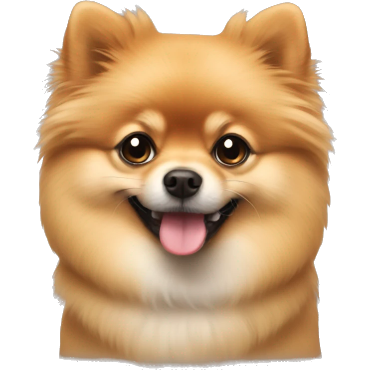 Pomeranian love emoji