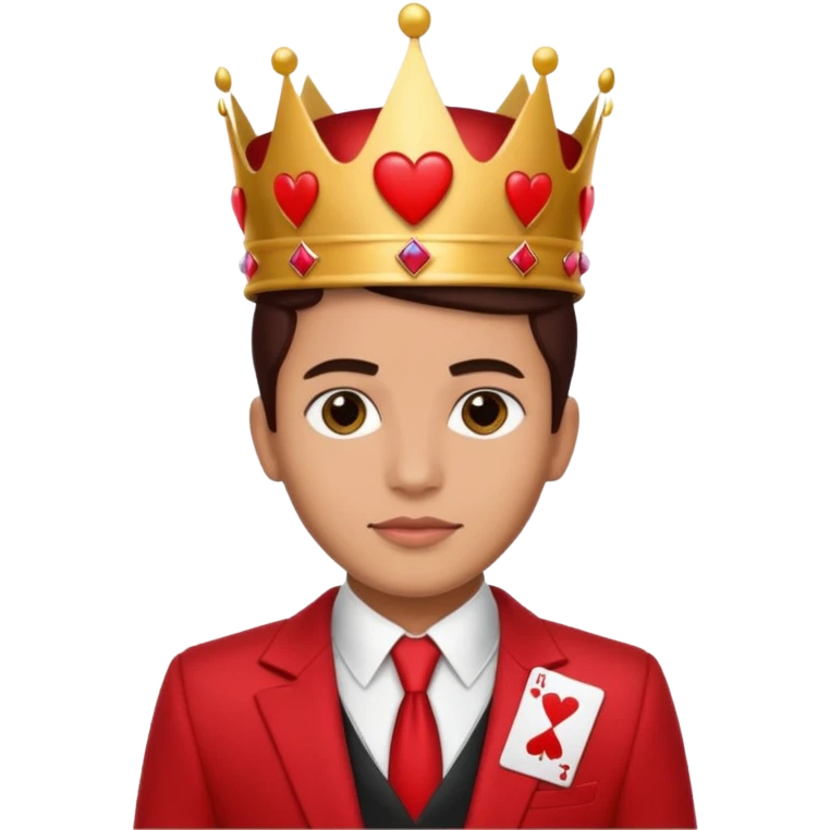 Ariel camacho versión rey de corazones  emoji