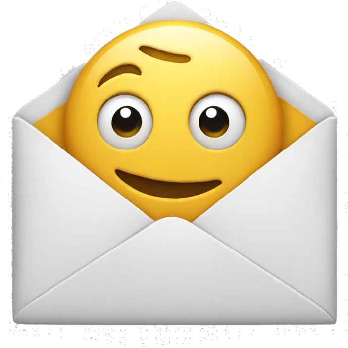 Email in movement emoji