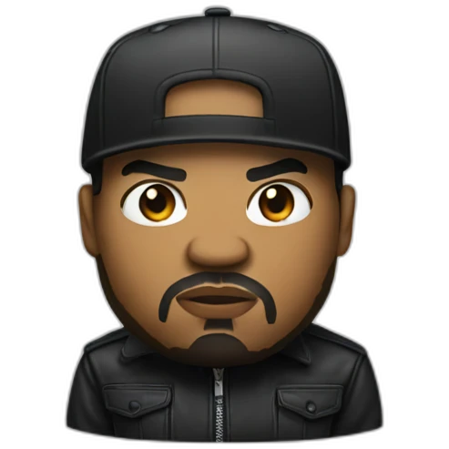 Ice cube, rapper emoji