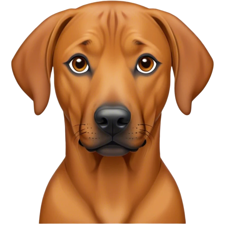 Happy Rhodesian ridgeback Dog emoji