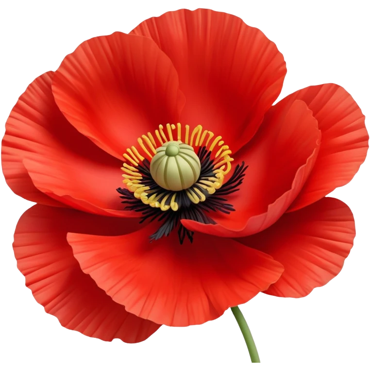 poppy flower emoji