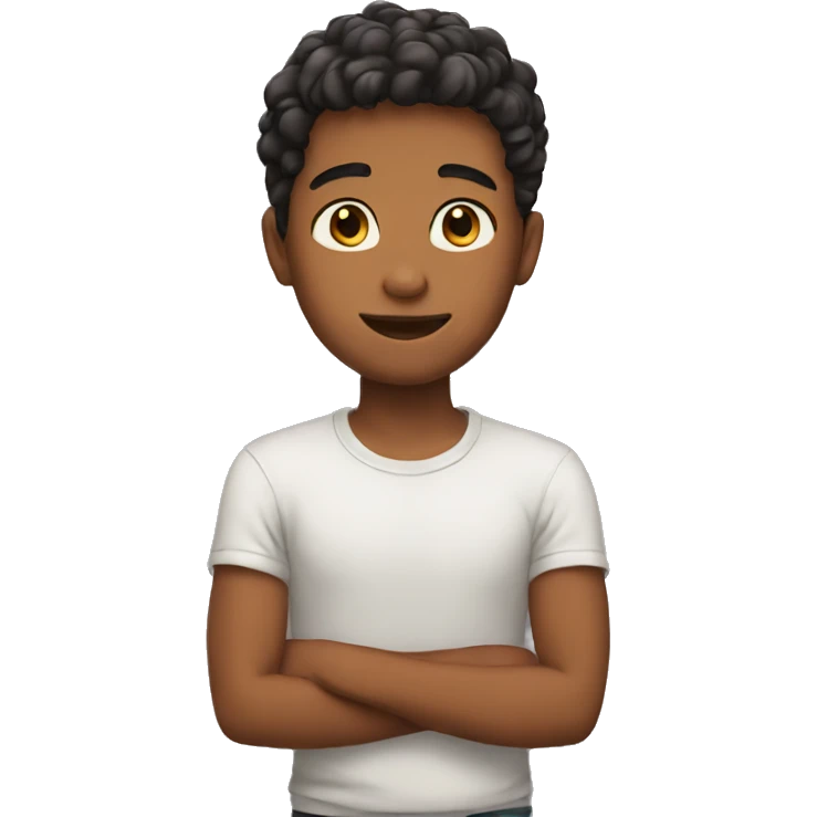 a boy in love emoji