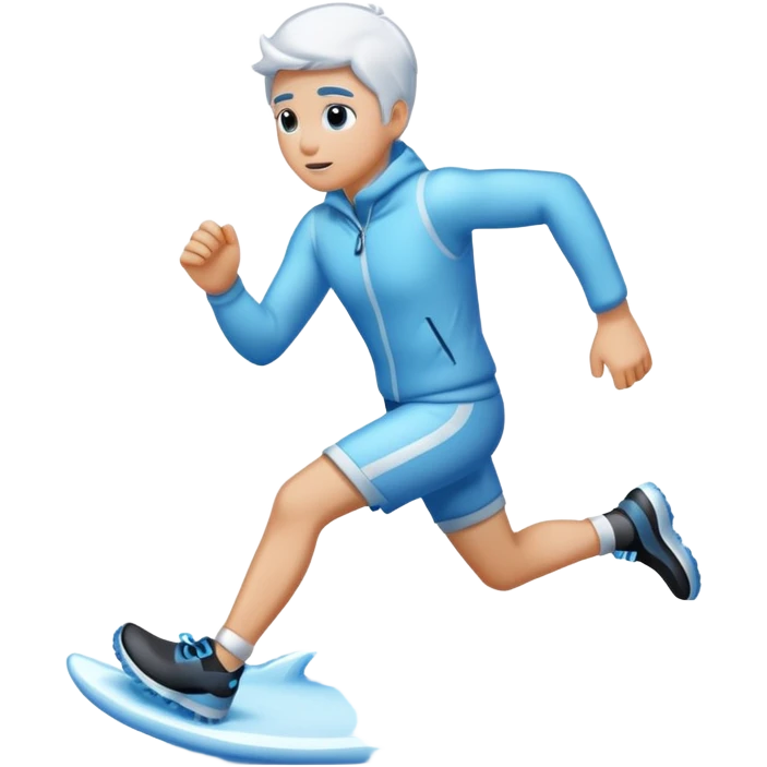 Cold runner emoji