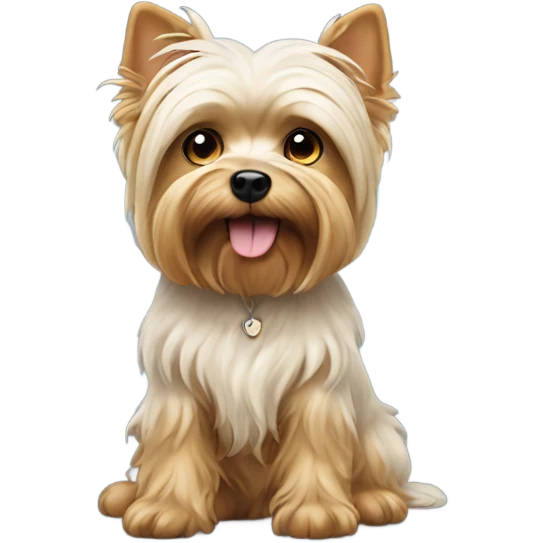 Dog Yorkshire mini  emoji