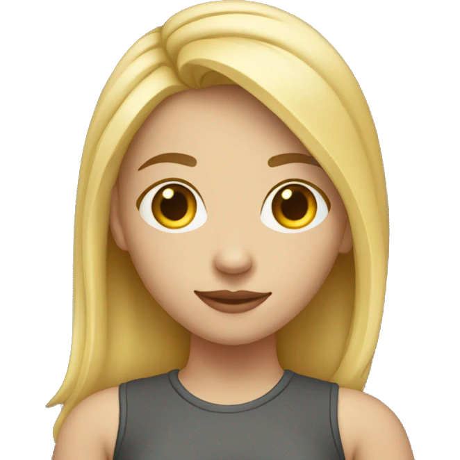 full body Caucasian girl with nose ring  emoji