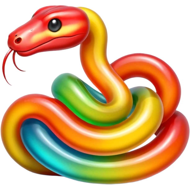 jelly bean snake emoji