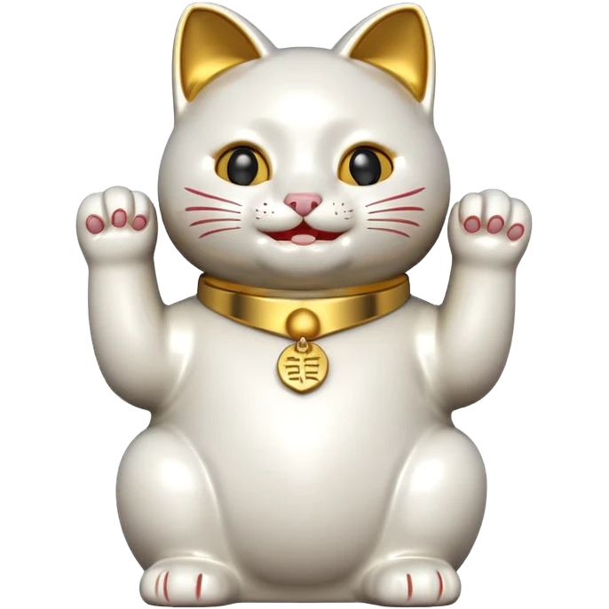 Lucky cat emoji