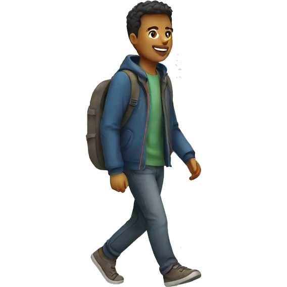 walking emoji