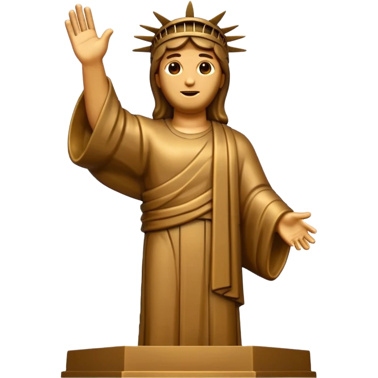 Cristo Redentor, Rio de Janeiro, emoji style emoji